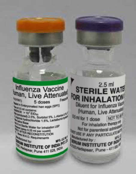 Nasovac Influenza Vaccine Live Attenuated Human Freeze Dried Who