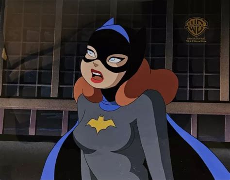 Batman Animated Series Original Production Cel Batgirl Returns