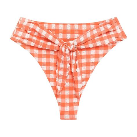 Shrimp Gingham Swim And Apparel