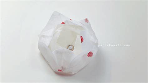 Easy Origami Lotus Video Tutorial - Paper Kawaii