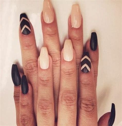 Nude Preto Nails Fashion Nails Beautiful Nails