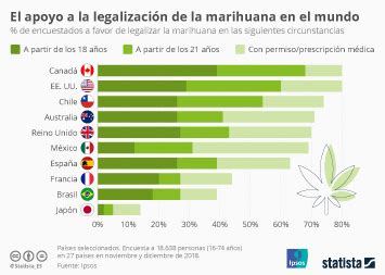 Gráfico Cuál es el precio de la marihuana en España Statista