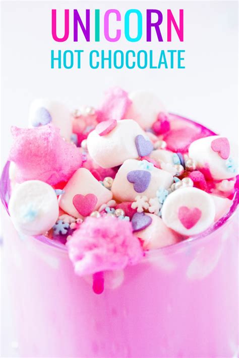 Unicorn Hot Chocolate I Knead To Eat