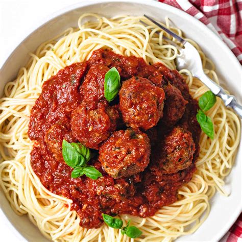 Italian Spaghetti And Meatballs Recipe