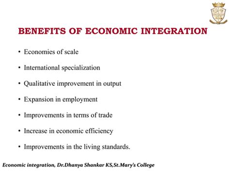 Economicseconomic Integration Ppt