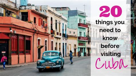 20 Things You Need To Know Before Visiting Cuba My Adventure Bucket