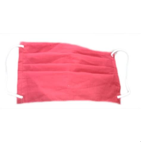 Red Cotton Reusable Face Mask Number Of Layers Layers At Rs In Jaipur