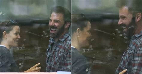 Grinning Ben Affleck and ex Jennifer Garner reunite at rarely-seen son ...