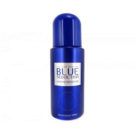 Antonio Banderas Men's Blue Seduction For Men Deodorant Spray 5.1 oz ...