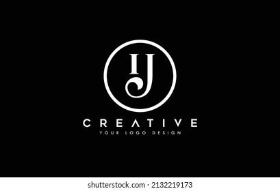 Creative Ij Ji Initial Letter Monogram Stock Vector Royalty Free