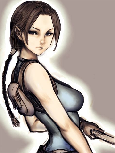 Lara Croft Tomb Raider Drawn By Fumio Rsqkr Danbooru