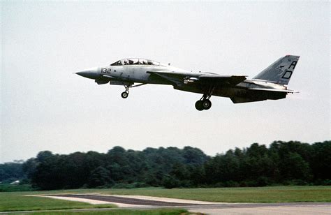 A Fighter Squadron Vf F A Tomcat Aircraft Takes Off Nara