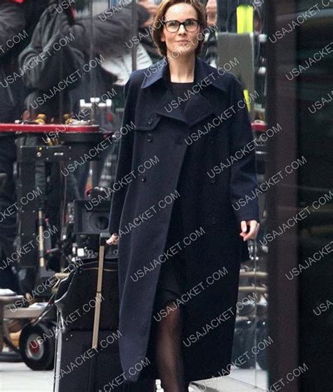 Anatomy of a Scandal Michelle Dockery Black Coat