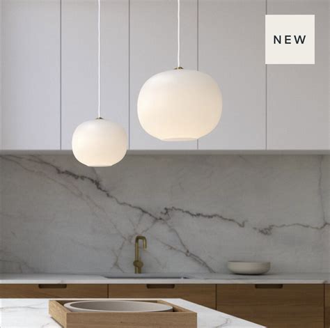 Navone White Globe Scandi Pendant Small Lightbox