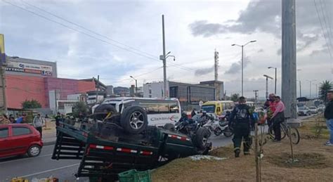 Accidente En La Autopista Sur Dejó Dos Personas Gravemente Heridas