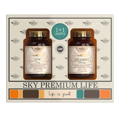 Sky Premium Life Zinc Mg Vitamin C Mg