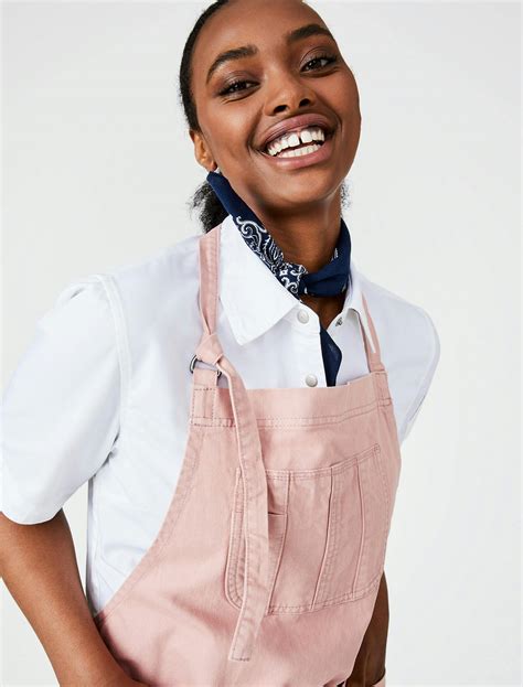 Boston Bib Apron Rose Pink Apron