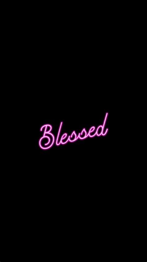 Download Blessed Purple Neon Lights Wallpaper