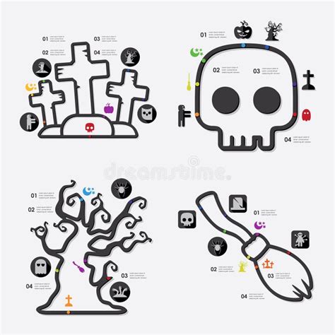 Halloween Infographic Stock Vector Illustration Of Helloween 52453274