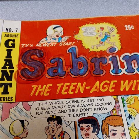 Sabrina The Teen Age Witch 7 Archie Comics 1972 National Diamond Insert