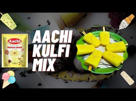 Aachi Badam Mix Kulfi Recipe Kulfi Icecream Samayal YouTube