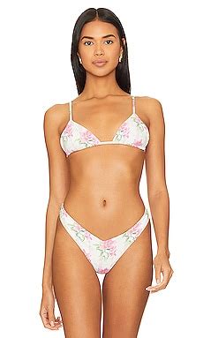 Frankies Bikinis Tess Bikini Top In Magenta REVOLVE