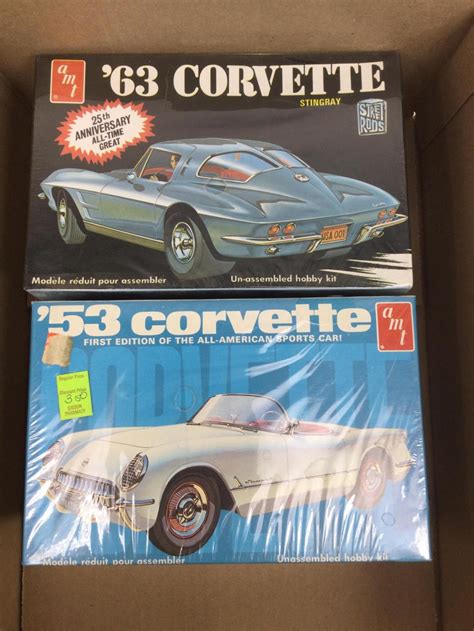 Lot - (2) Vintage Sealed Amt Model Car Kits