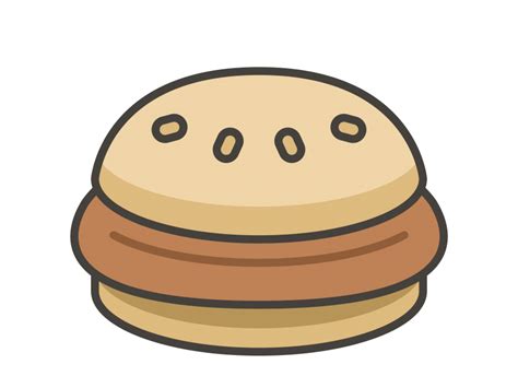 Hamburger Emoji Icon PNG Transparent Icon - Freepngdesign.com