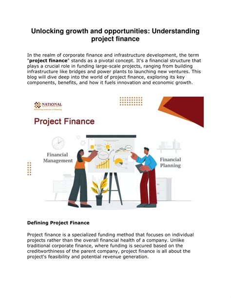 PPT Unlocking Growth And Opportunities Understanding Project Finance