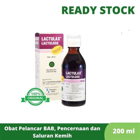 Lactulax Lactulose Syrup Besar 200ml Lactulax Sirup Obat Pencernaan