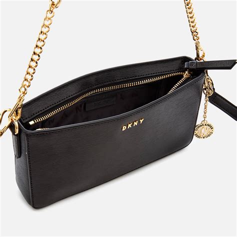 Dkny Leather Bryant Small Demi Cross Body Bag In Black Lyst