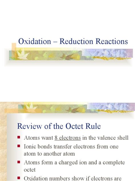 Unit 12 Redox Reactions Notes | PDF | Redox | Electrochemistry