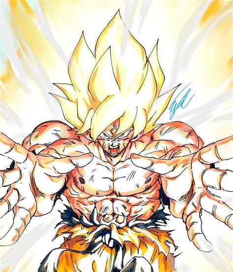 Goku Ssj Desenhos Dragonball Desenho De Anime Como Desenhar Anime