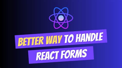 Efficiently Create And Validate Forms With React Hook Form YouTube