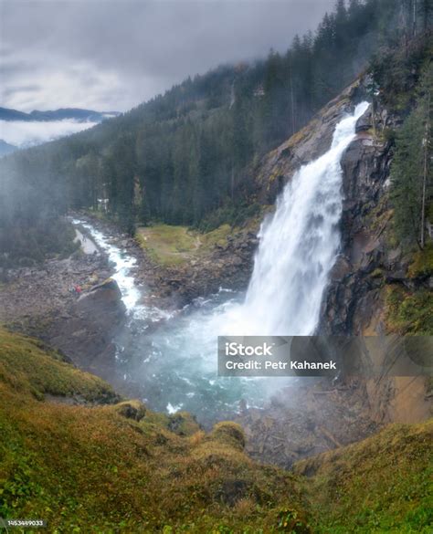 Krimml Waterfalls Krimmler Wasserfalle In High Tauern National Park ...