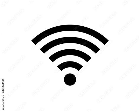 Vecteur Stock Wifi Icon Vector Illustration Isolated Wifi Hotspot Symbol Internet Signal