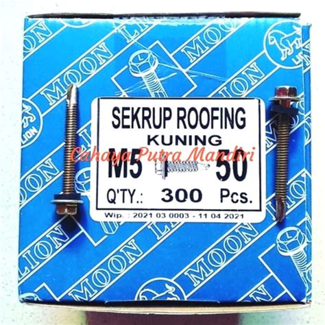 Jual Sekrup Roofing X Moon Lion Sekrup Roofing Kuning Cm Moon