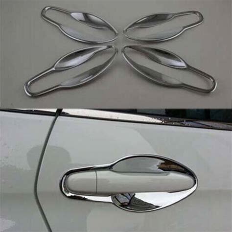 Pcs For Honda Cr V Chrome Side Door Handle Bowl Cup Cover