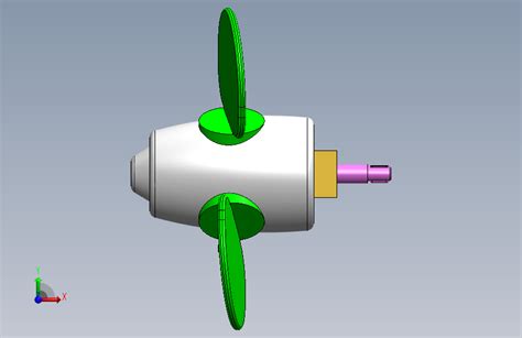 螺距可调的船用螺旋桨结构 SOLIDWORKS 2022 模型图纸下载 懒石网