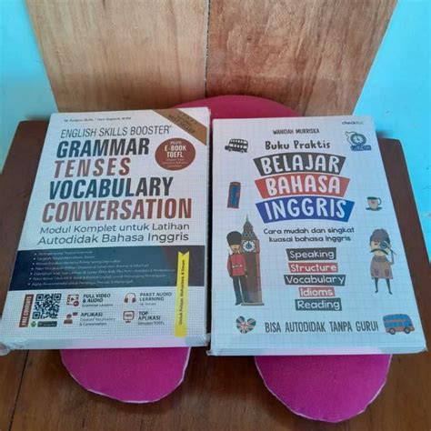 Jual Paket Buku Gramar Tenses Vocabulary Conversation Dan Buku