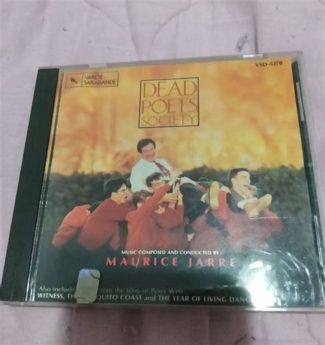 Cd Trilha Sonora Do Filme Sociedade Dos Poetas Mortos Usada Filme E