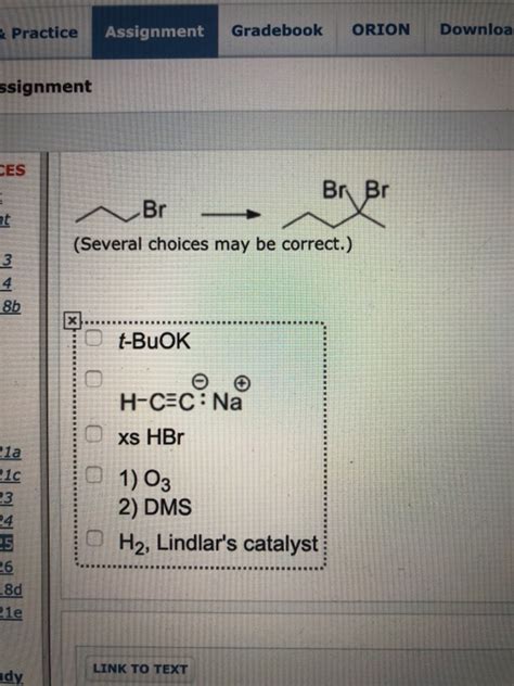 Solved Lus Klein Organic Chemistry E Hy Practice Chegg