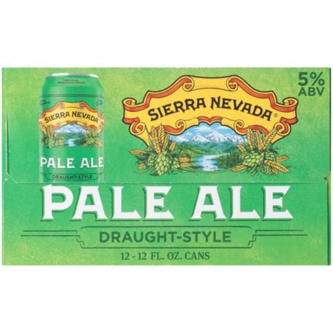 Sierra Nevada Draught Style Pale Ale Beer Cans Fl Oz Kroger