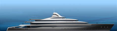 120m Tony Castro Yacht Concept Side View Profile Yacht Charter