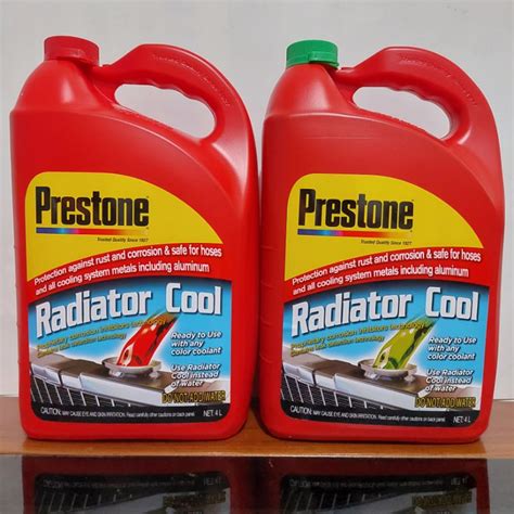 Jual Air Radiator Prestone Coolant Galon L Air Radiator Warna Hijau