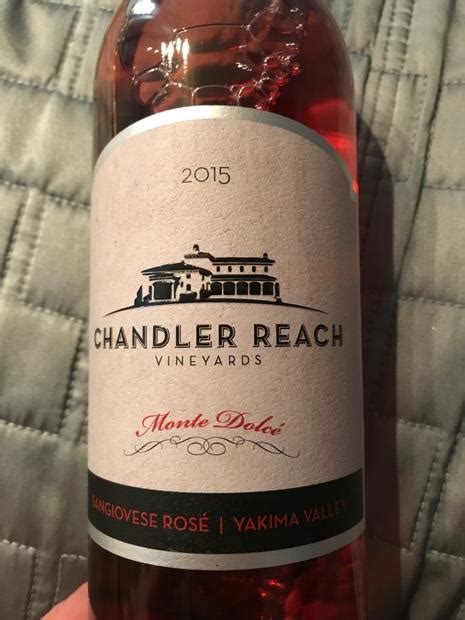 2015 Chandler Reach Vineyards Sangiovese Monte Dolce Usa Washington