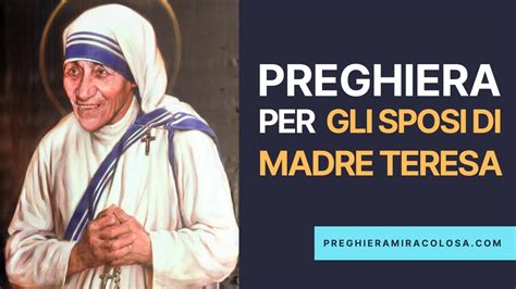 Preghiera Agli Sposi Madre Teresa Parrocchia San Giuseppe Manfredonia