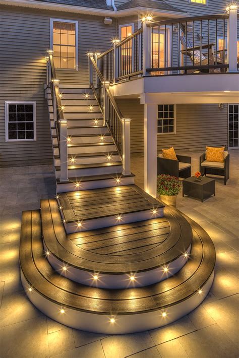 Party Long Into The Night With Trex Outdoor Lighting Our Deck Lights