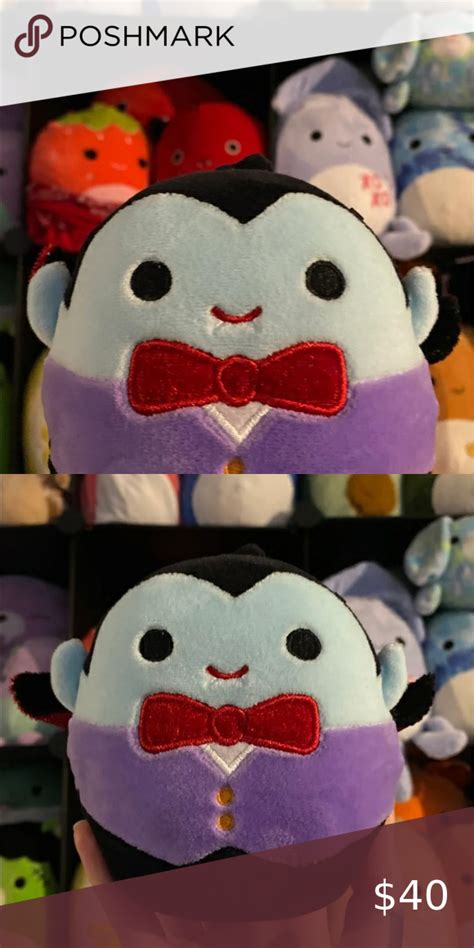 Vince The Vampire Halloween Squishmallow 5 Vampire Teddy Bear