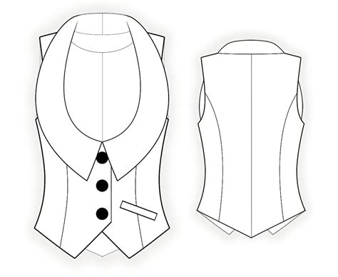 Waistcoat Sewing Pattern Made To Measure Sewing Pattern From